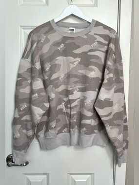 PINK Victoria’s Secret Crewneck (S) and Matching Cargo Joggers (M) Set